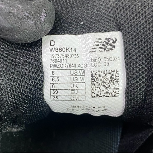 New Balance Fresh Foam X 880v14 Running Shoes Women’s 8 D Mens 6.5 Black 880 v14 - Picture 10 of 15